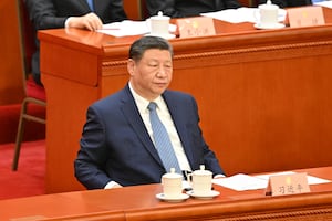 China's President Xi Jinping attends the opening ceremony of the Chinese People's Political Consultative Conference (CPPCC) at the Great Hall of the People in Beijing on March 4, 2025.